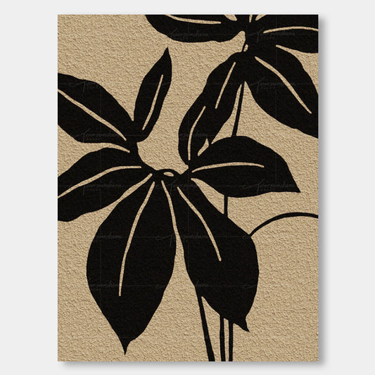 Antique - The Color of Blooming Life Show Texture Painting