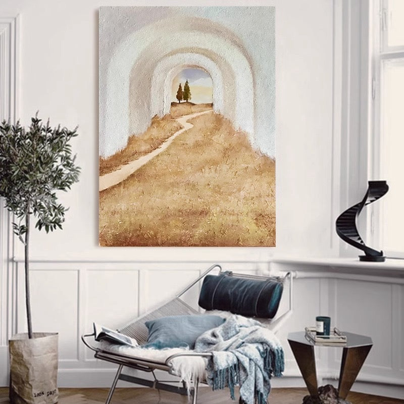 Cloister - The Ultimate Echo in The Ears Art Painting Entrance decorative painting