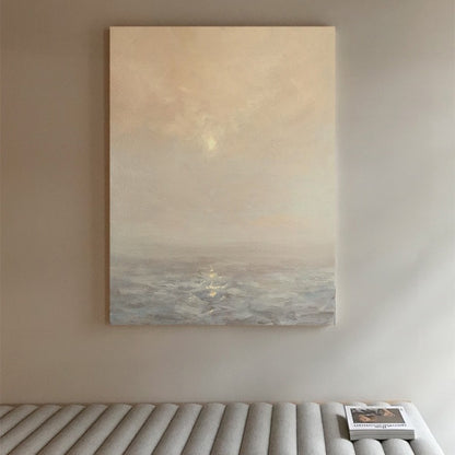 Hand-painted texture oil painting decoration painting, living room
