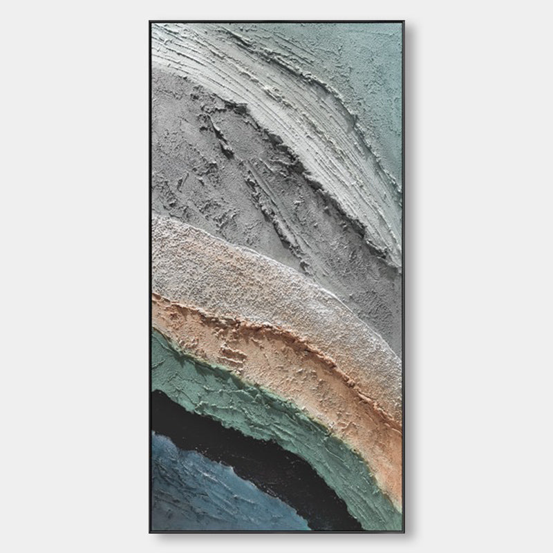 Abstract three-dimensional art painting vertical texture 3D painting Courtesy - Modern Theory C