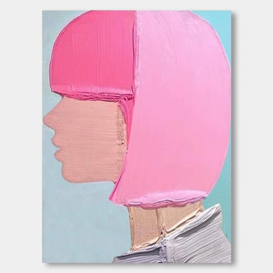 Cream Mocas Pink - Simple and Gentle Life Pop Art Painting