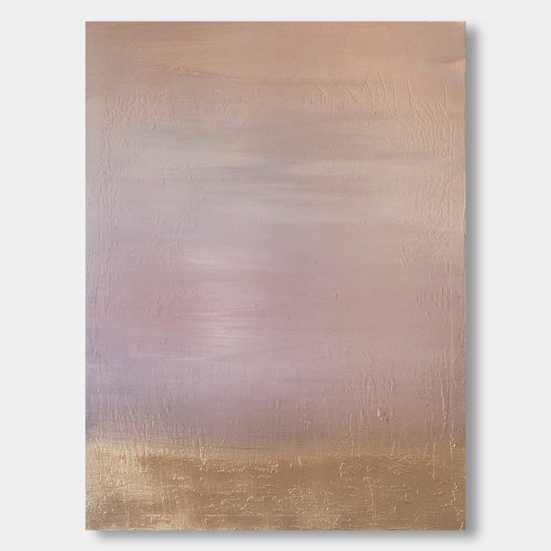 Floating Light Leaping Into Gold - Pink Clouds Appear in Pieces Art Painting texture entrance decorative painting