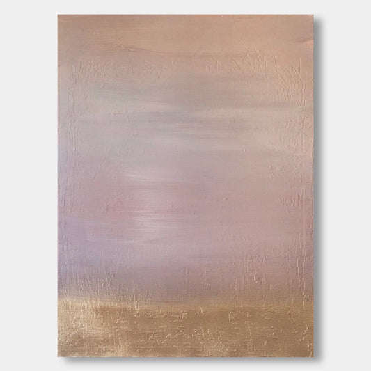 Floating Light Leaping Into Gold - Pink Clouds Appear in Pieces Art Painting texture entrance decorative painting