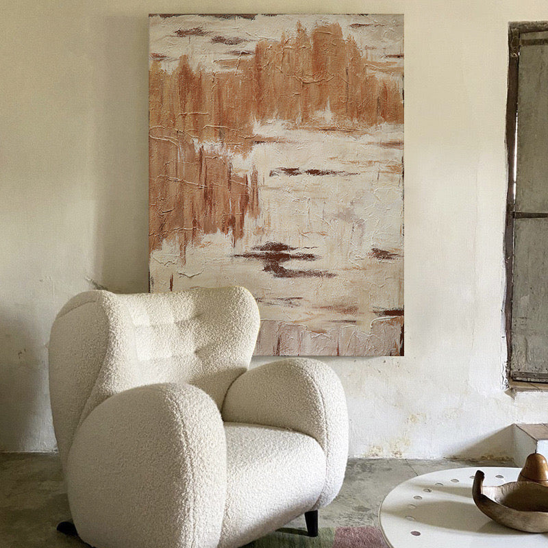 Flowing Clouds - Call of Sunset Art Painting Texture Painting Show For Living room