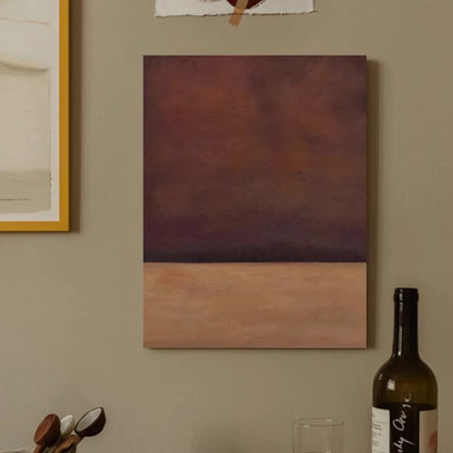 Vertical mural hanging in the entrance and living room ACY367