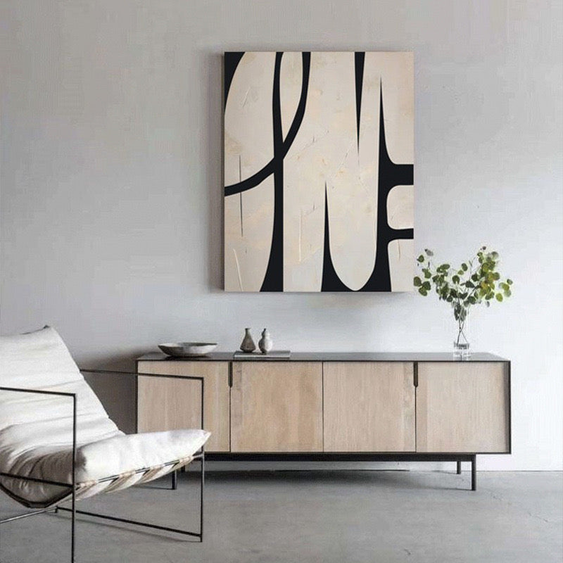 Modern light luxury living room sofa decoration painting