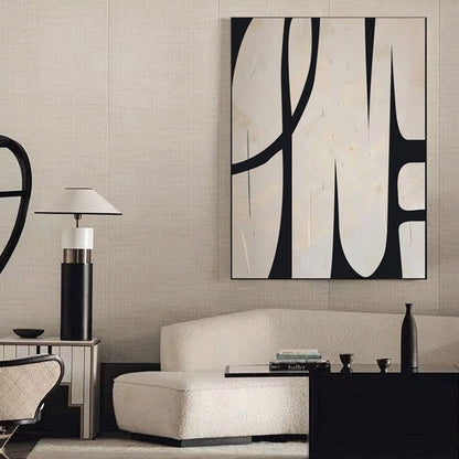 Modern light luxury living room sofa decoration painting