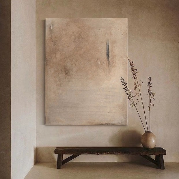Decorative paintings with natural wood texture