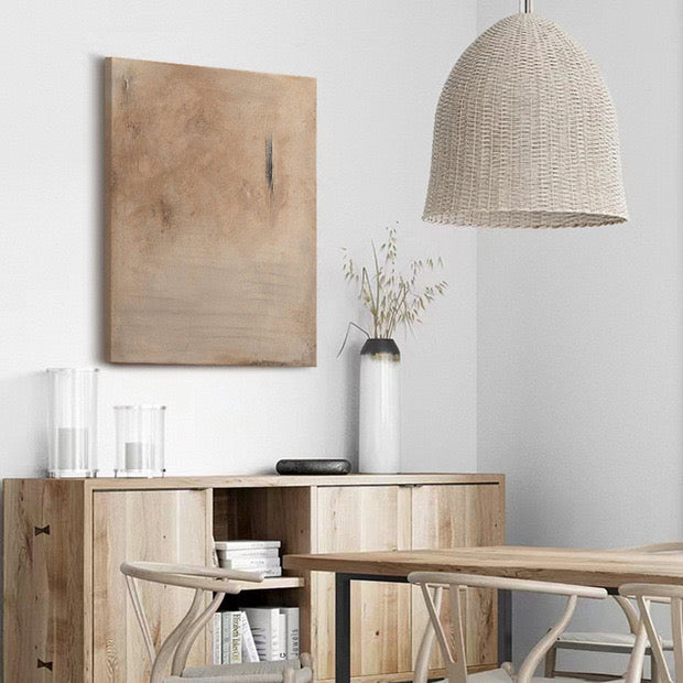 Natural Achievements - Diffuse smoke flying Art Painting pure hand-painted hanging paintings in the wabi-sabi style