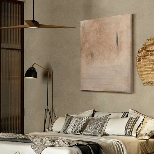 Decorative paintings with natural wood texture, three-dimensional abstract hanging paintings in entrance halls and bedrooms, pure hand-painted hanging paintings in the wabi-sabi style