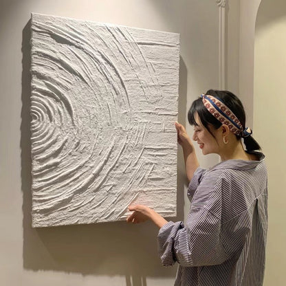 Quartz sand gypsum hanging painting PRT0022