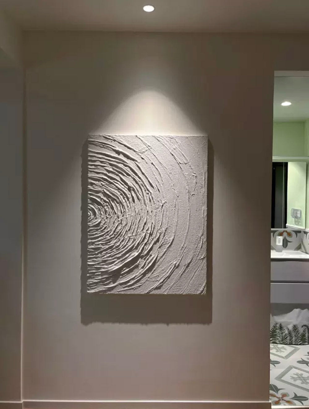 Entrance hall modern painting white PRT0022