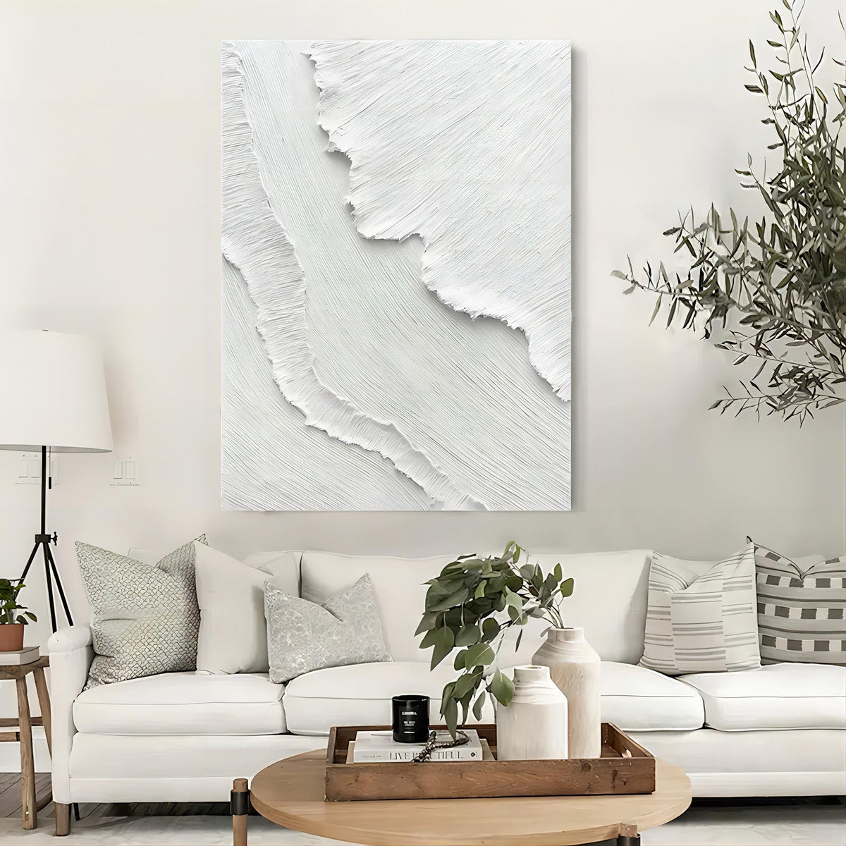 Living room texture decoration painting, porch three-dimensional mural