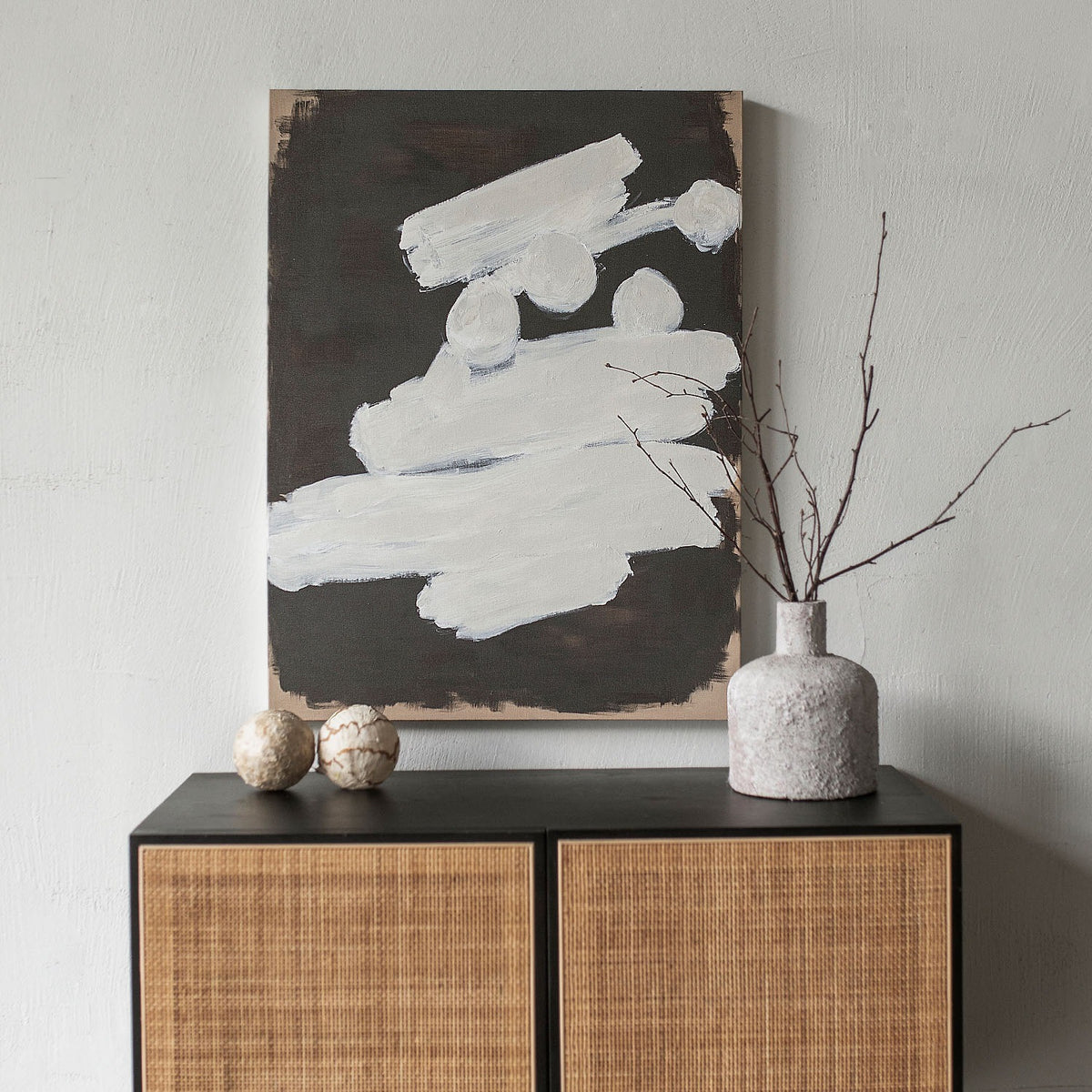 Plaster Art Texture Paintings With Abstraction And Minimalism #TX140_2