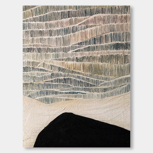 Hand-painted modern minimalist style decorative paintings