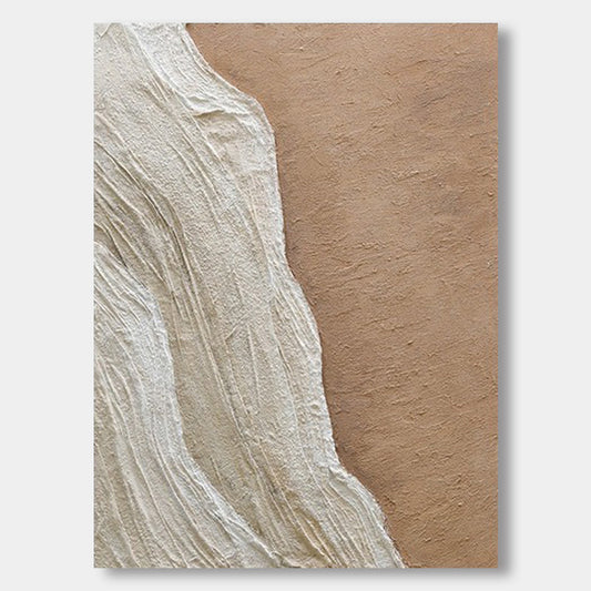 The Tide Rises - The Ultimate Layered Beauty Art Painting 3D pure hand-painted wabi-sabi style decorative painting