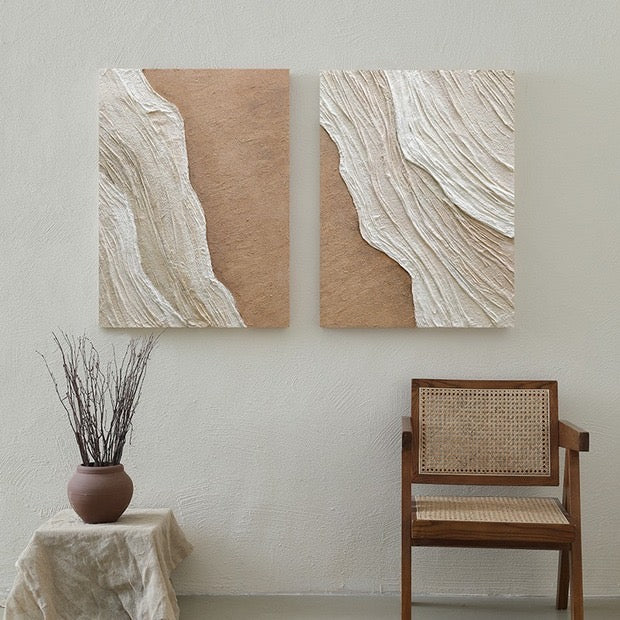 The Tide Rises - The Ultimate Layered Beauty Art Painting abstract sofa background three-dimensional texture hanging painting