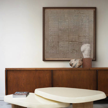 Wabi-sabi art paintings at entrances and entrances