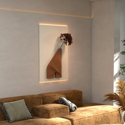 Grand living room with high-end texture three-dimensional sandstone mural