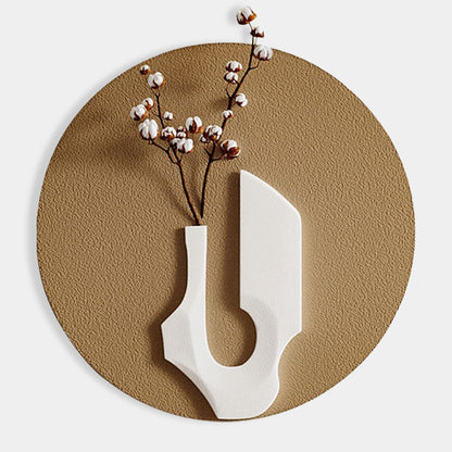Wabi-Sabi Wall Art Paintings #TX0026, Wabi-sabi style living room decoration painting sandstone texture painting, abstract murals in aisle corridors, circular relief illustrations and hanging paintings.