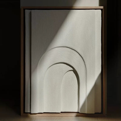 Cream style three-dimensional sandstone hand-painted decorative painting
