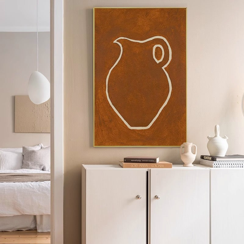Entrance decoration Wabi-Sabi paintings