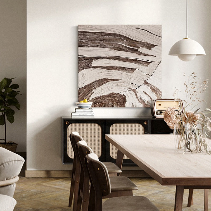 Annual Ring Type Wabi-Sabi Wall Art Paintings