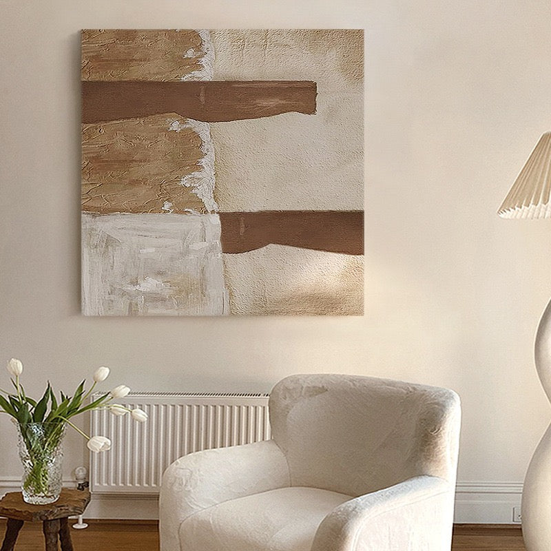 Mottled Type Wabi-Sabi Wall Art Paintings