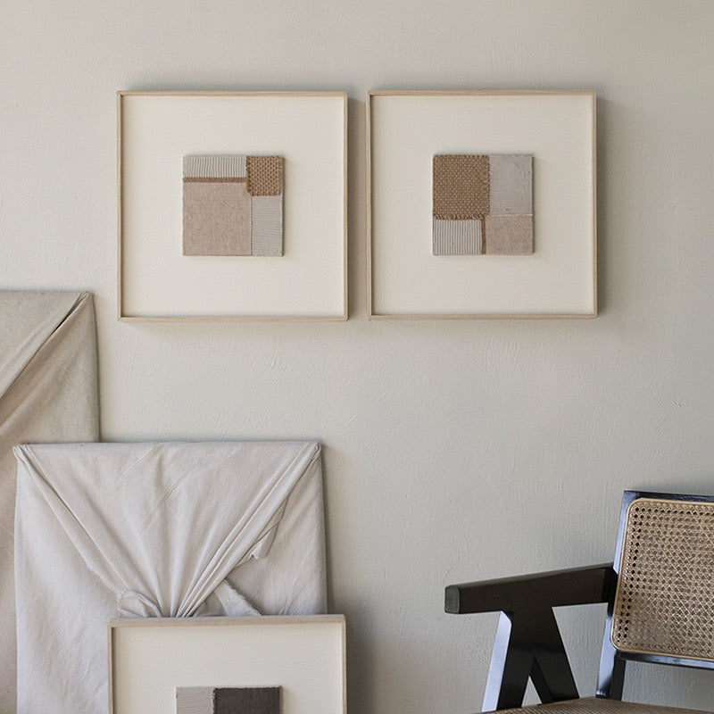 High-end hanging paintings and wood-style murals