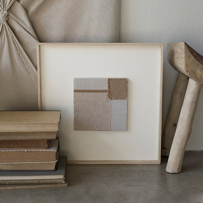 Wabi-sabi style decorative paintings, high-end hanging paintings and wood-style murals