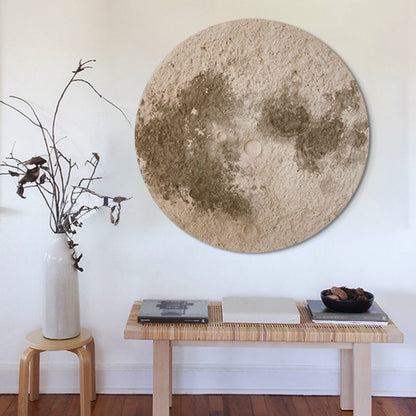 Warm Moon - Full and Bright Art Painting Textured entrance decorative painting